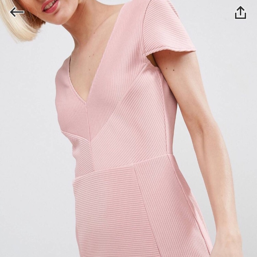 ASOS Bodycon Ribbed Dress - Picture 3 of 4